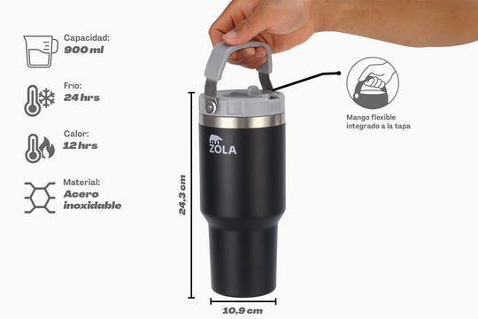 Botella Handle Flip 890 ml Pro 2.0