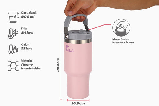 Botella Handle Flip 890 ml Pro 2.0