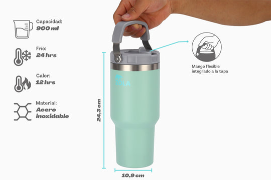 Botella Handle Flip 890 ml Pro 2.0