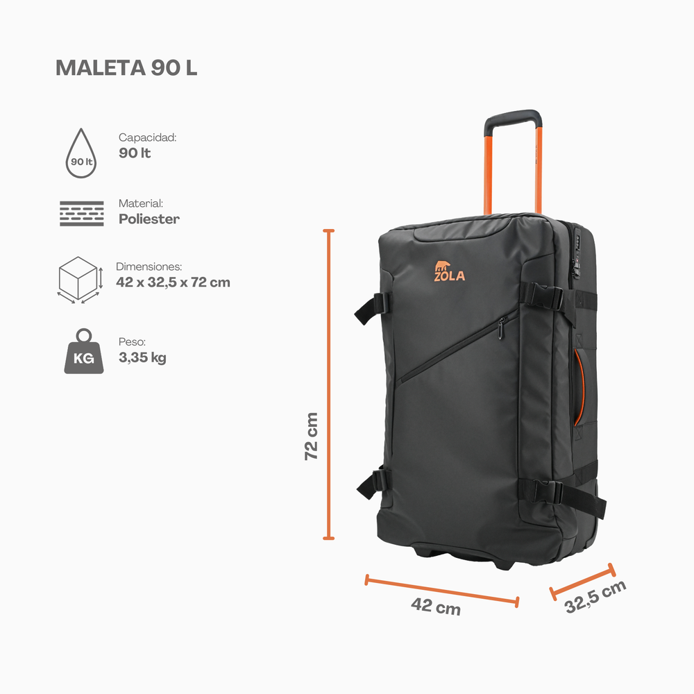 Maleta Bolso Grande | 90 L