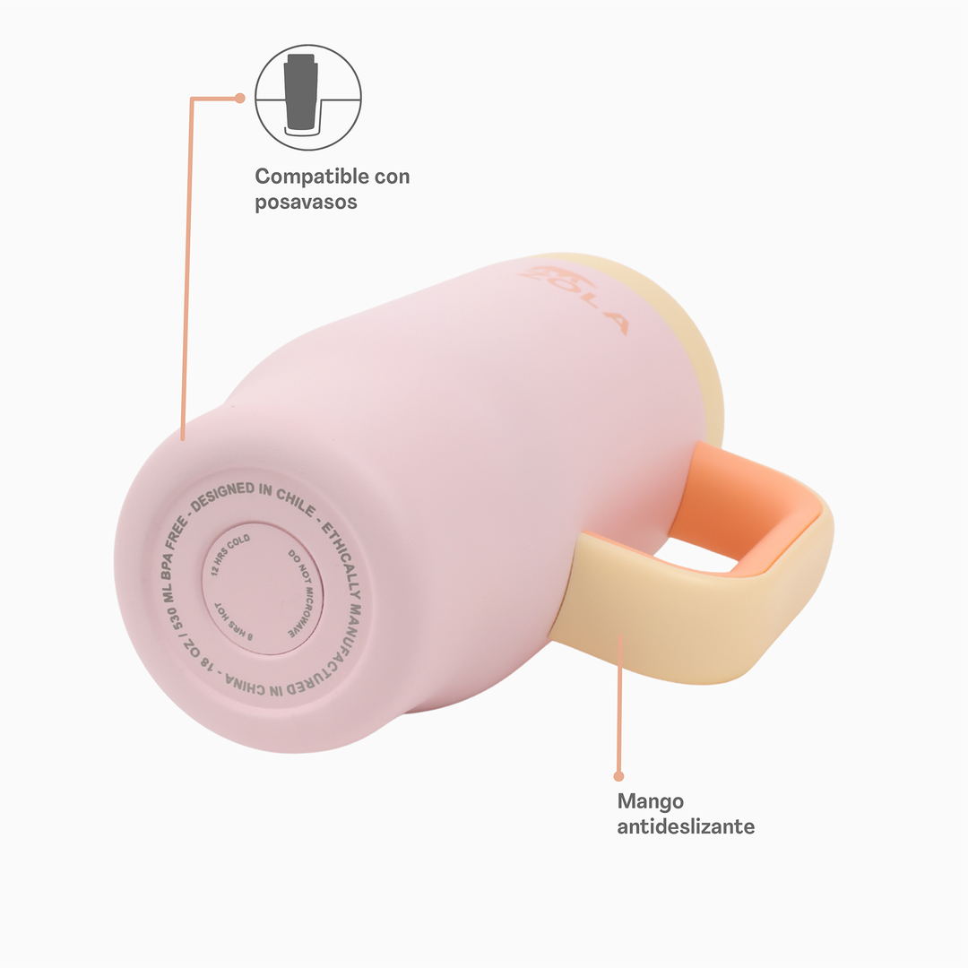 Vaso térmico Kids 530 ml Bombilla de Silicona