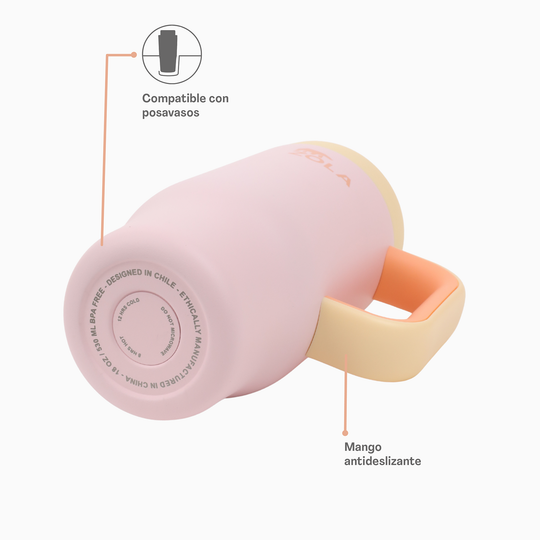 Vaso térmico Kids 530 ml Bombilla de Silicona