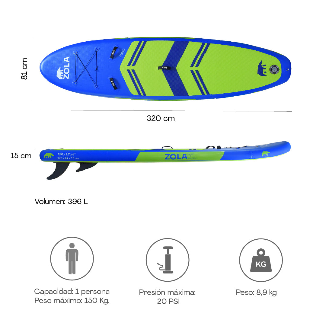 Stand Up Paddle Puelo 10'6