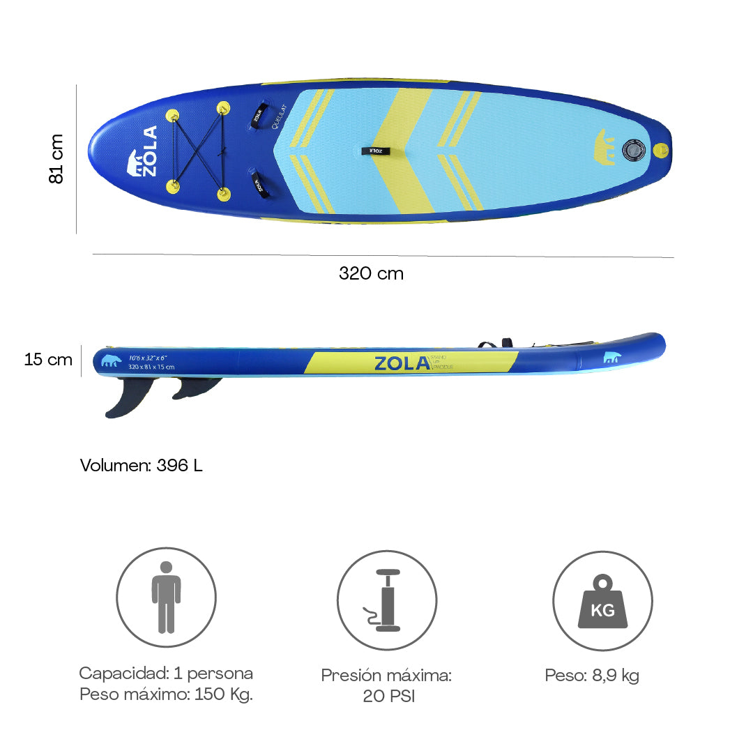 Stand Up Paddle Queulat 10'6