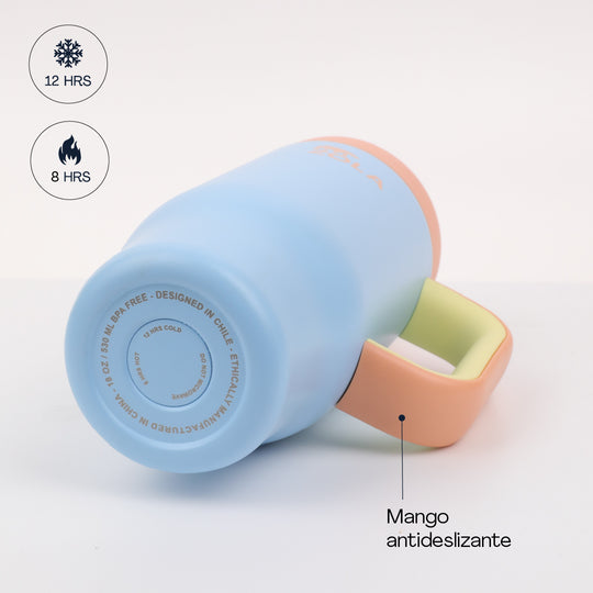 Vaso térmico Kids 530 ml Bombilla de Silicona