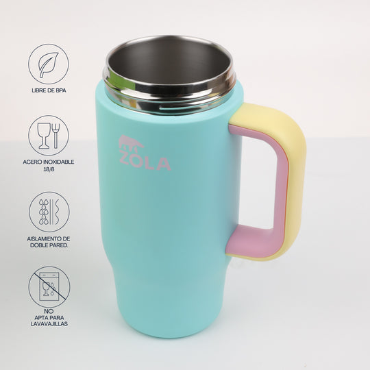 Vaso térmico Kids 530 ml Bombilla de Silicona