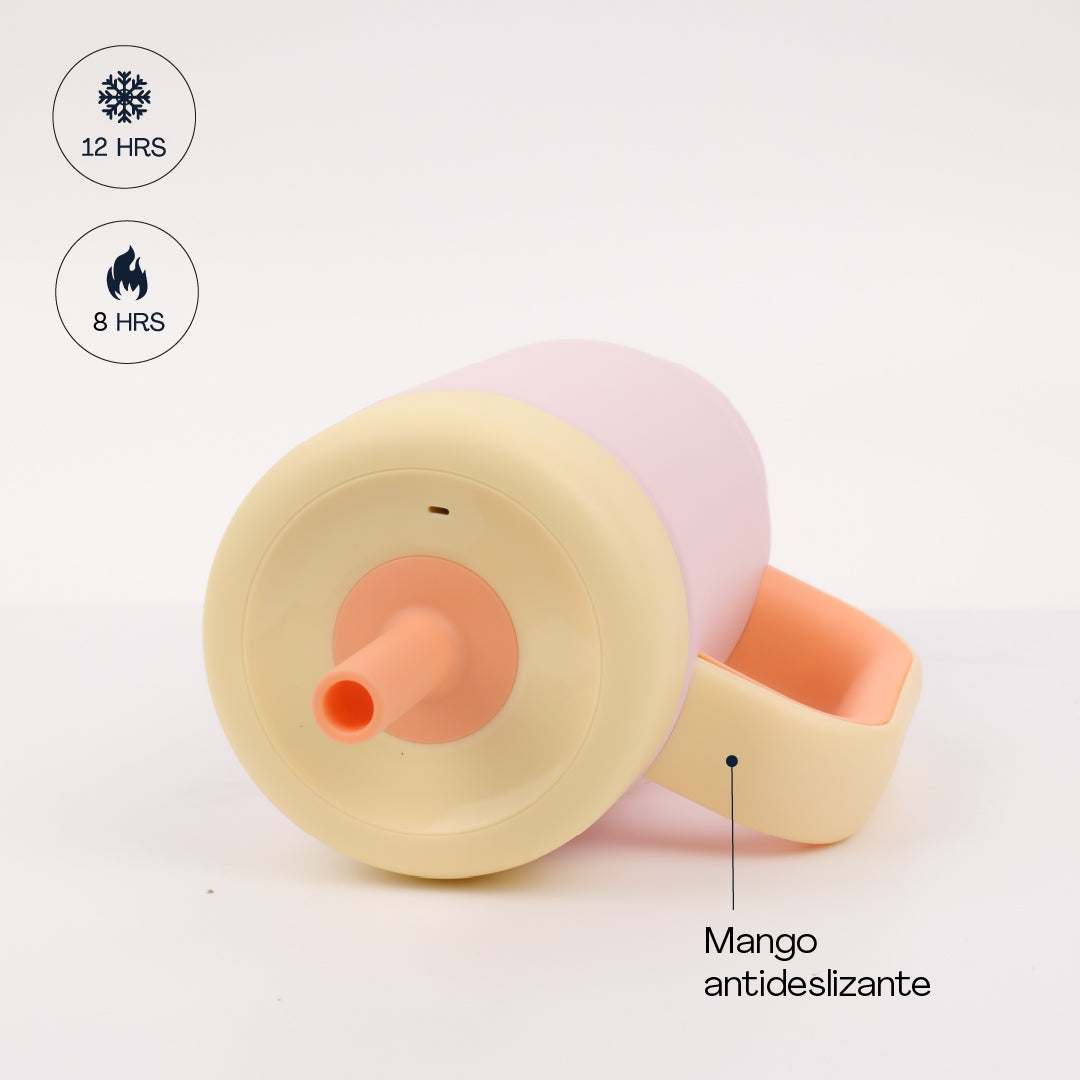 Vaso térmico Kids 530 ml Bombilla de Silicona