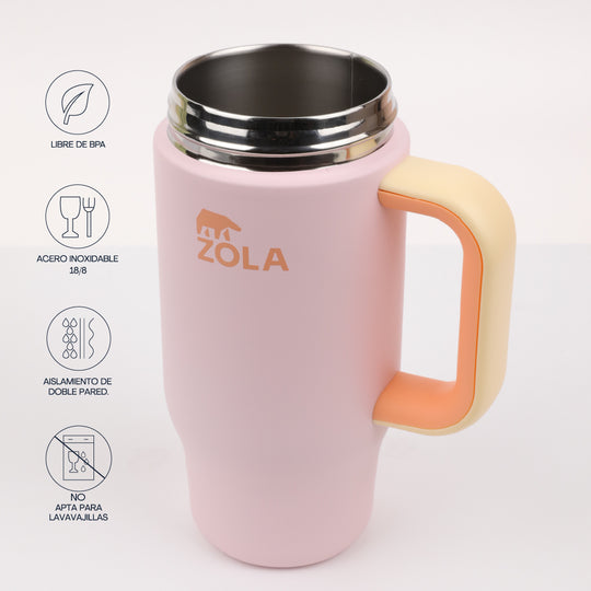 Vaso térmico Kids 530 ml Bombilla de Silicona