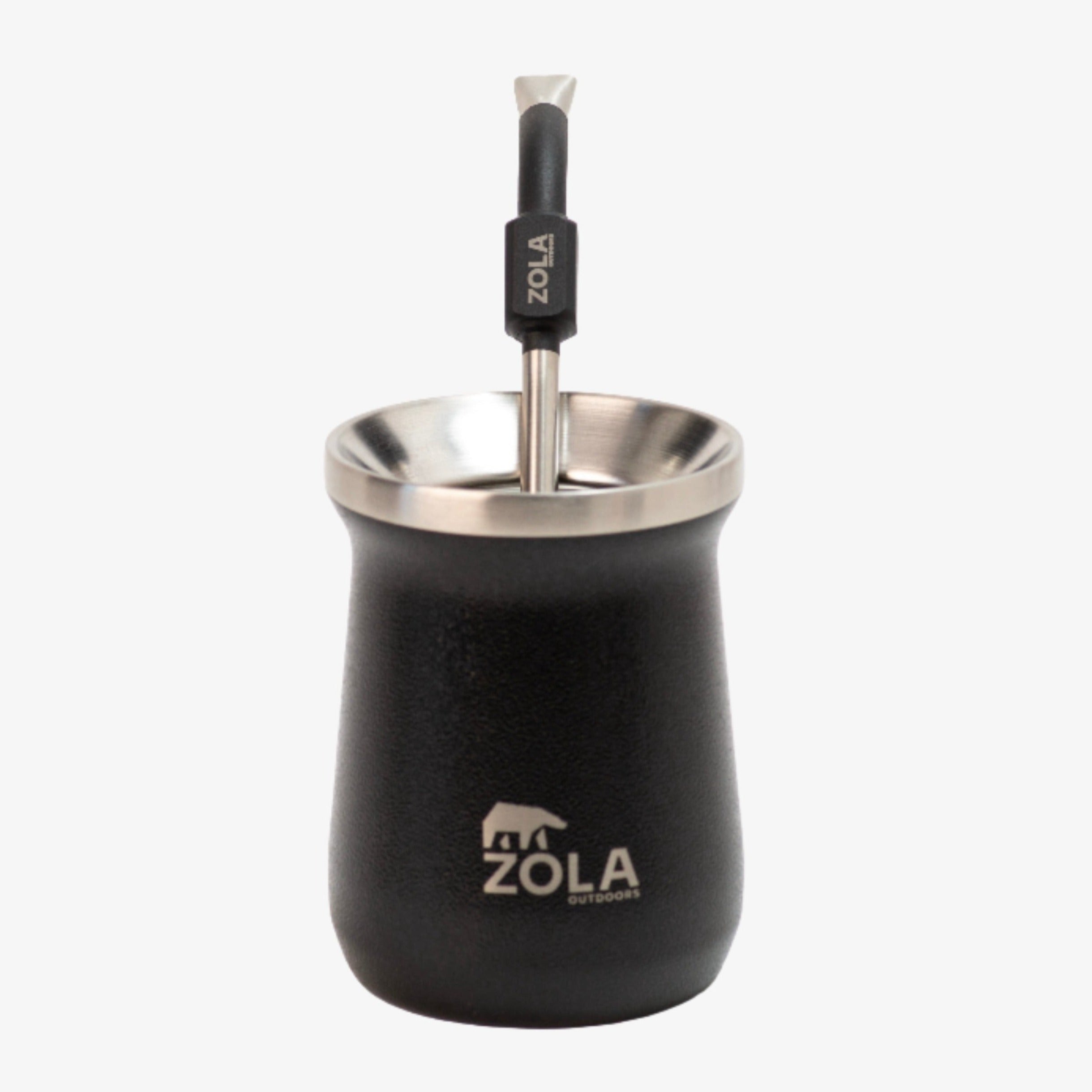 Set matero vaso negro mas bombilla