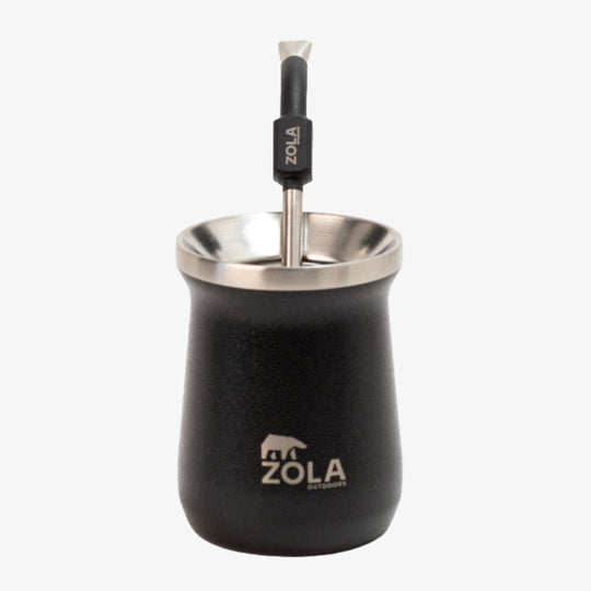 Set matero vaso negro mas bombilla