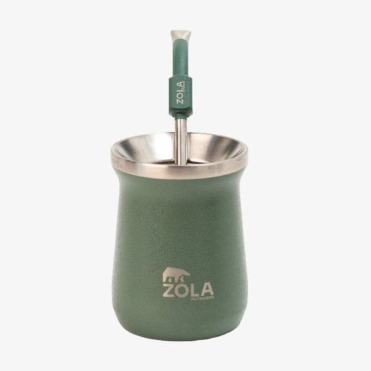 Set matero verde Vaso + Bombilla